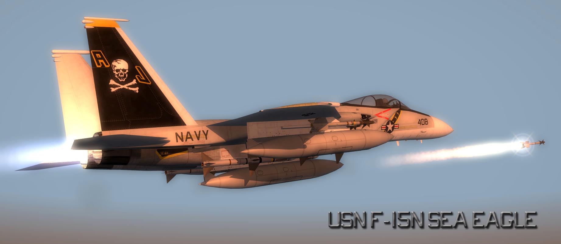 USN F-15N Sea Eagle 'What-If' Skin for TW F-15A