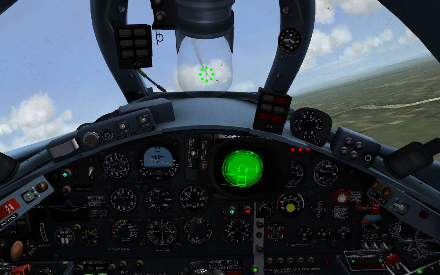 Yakovlev Yak-28P Firebar cockpit