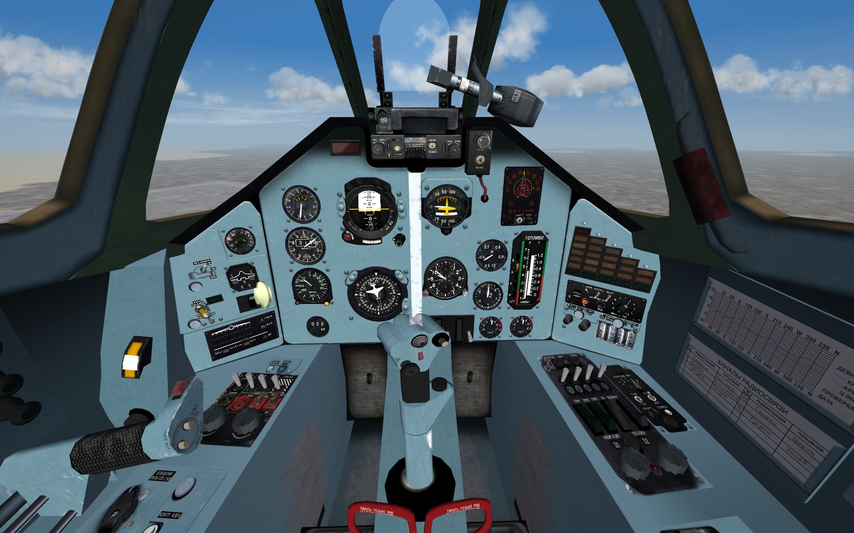 Su-25 cockpit repaint