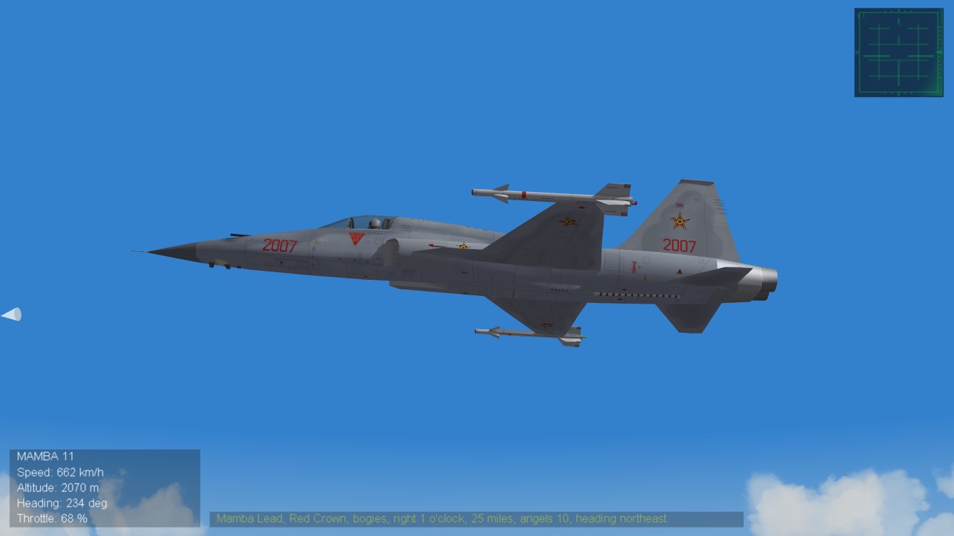 Fictional Romanian F-5E