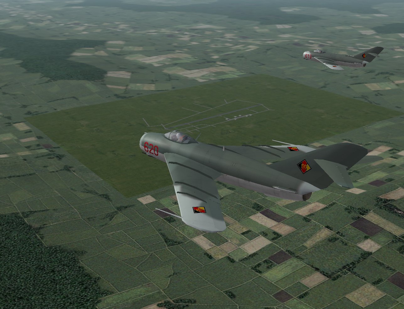 100 east german MiG-17F camos