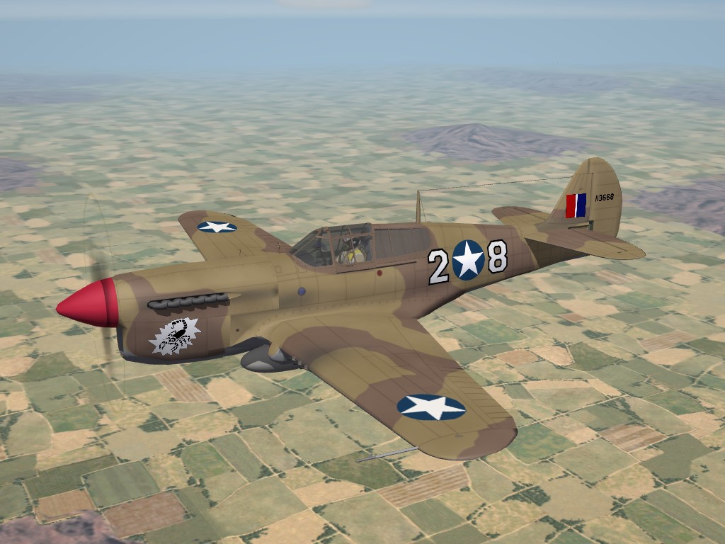 SF2 WW2 MTO USAAF P-40F Pak (Raven)