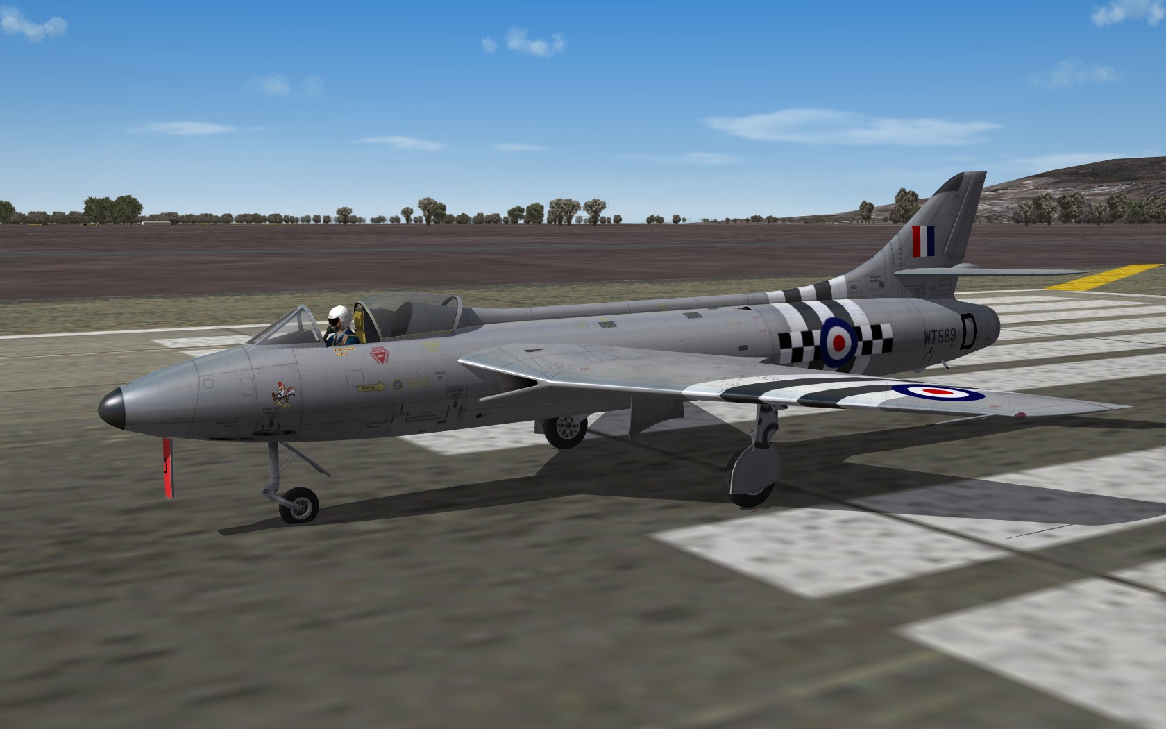 'What if' KAW Hawker Hunter F.1 with Campiagn