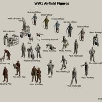 WW1 Airfield Figures