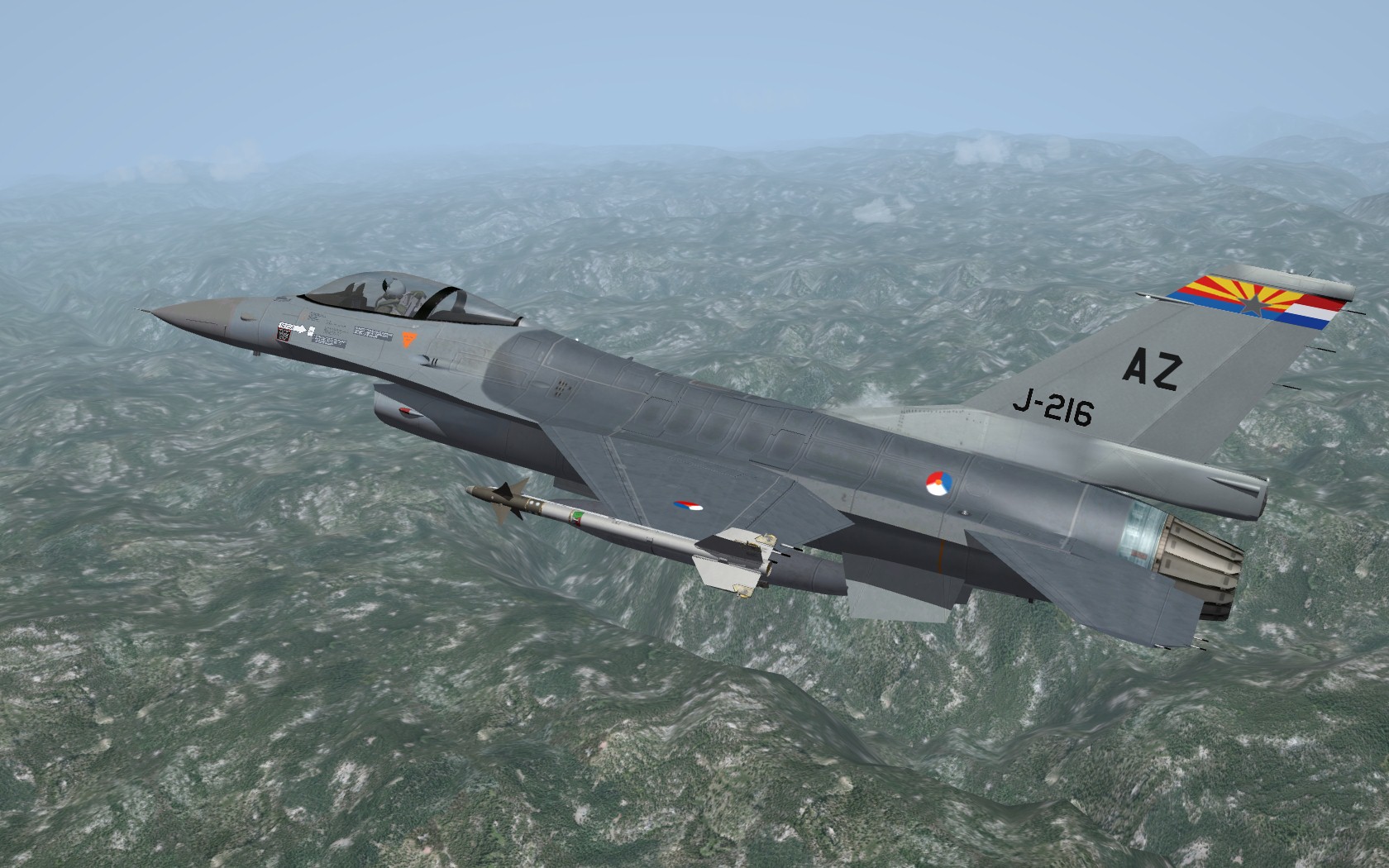 USAF ANG 148th FS RNLAF F-16AM Skin
