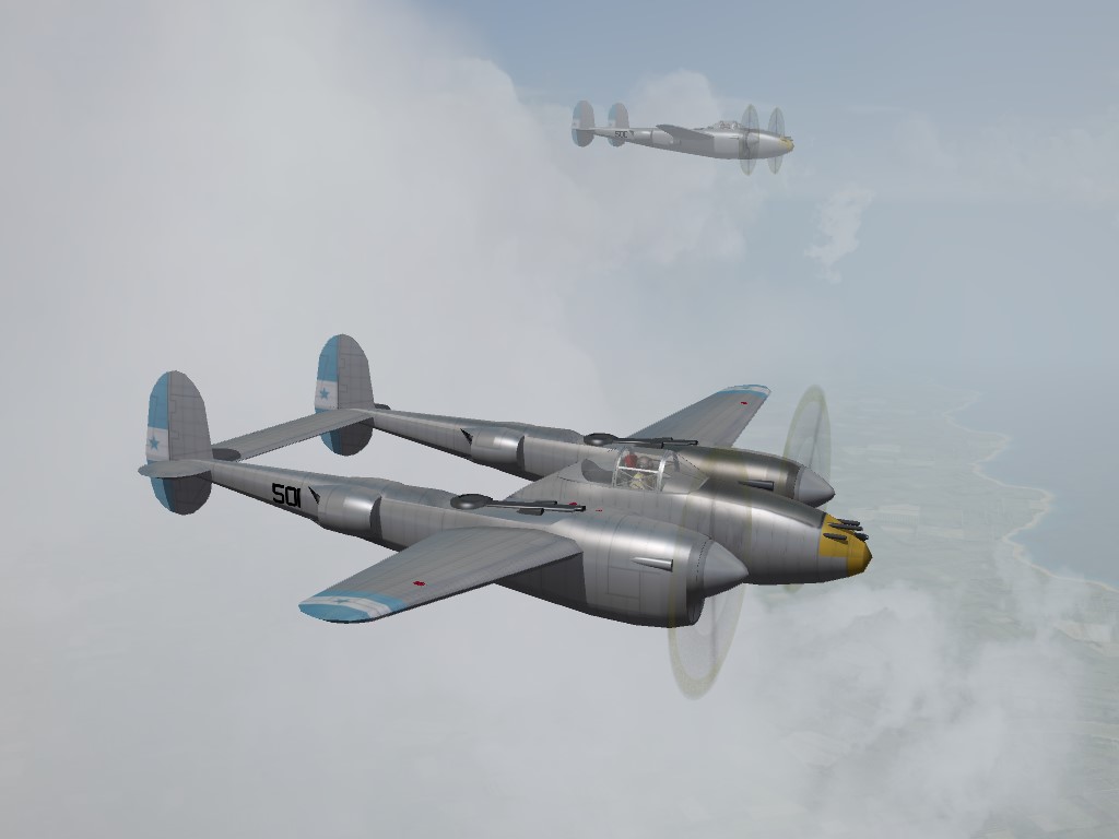 SF2 Post-WW2 P-38L Lightning, FAH & CAEC