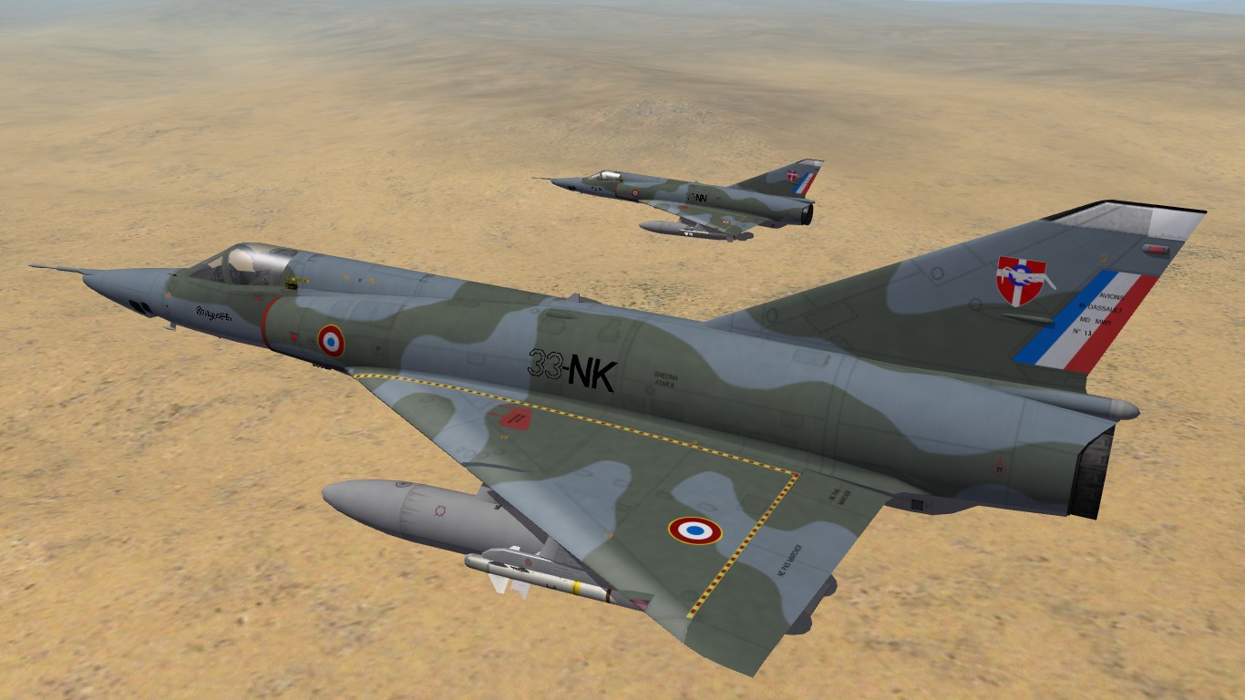 Armée de l'air Mirage IIIR and IIIRD