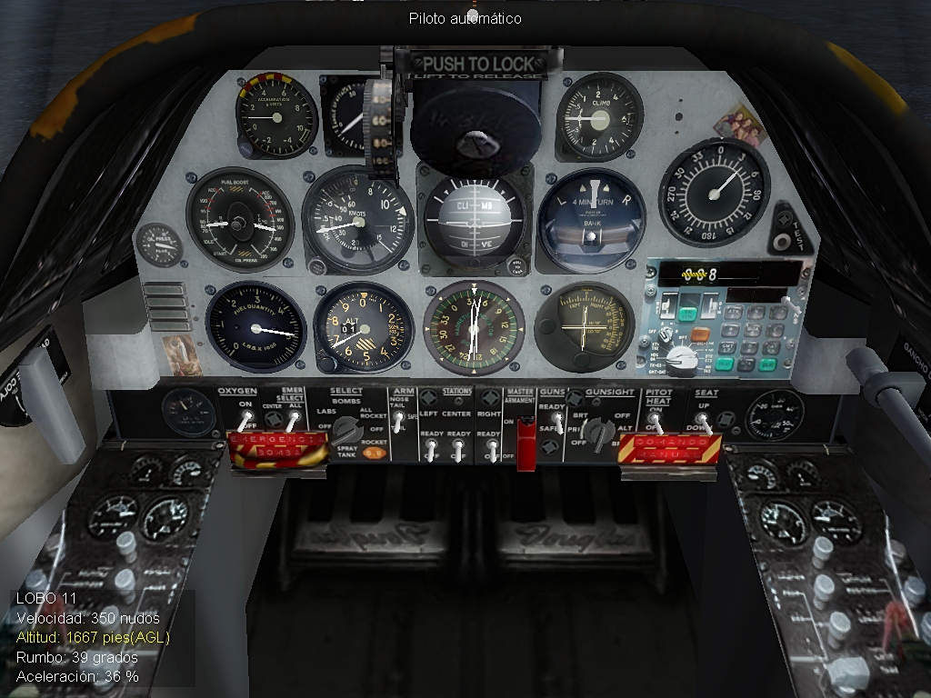 A-4Q Malvinas/Falklands cockpit