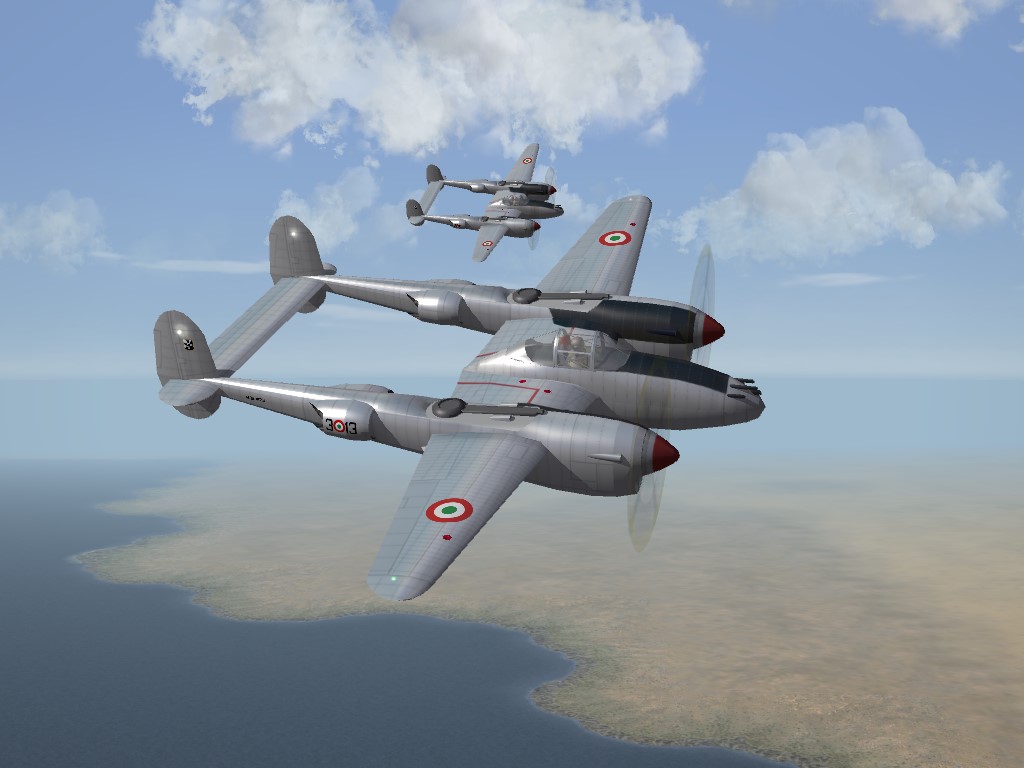 SF2 Post-WW2 P-38L Lightning, AMI