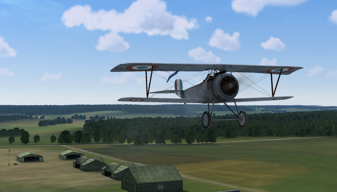 Nieuport 17 two training missions