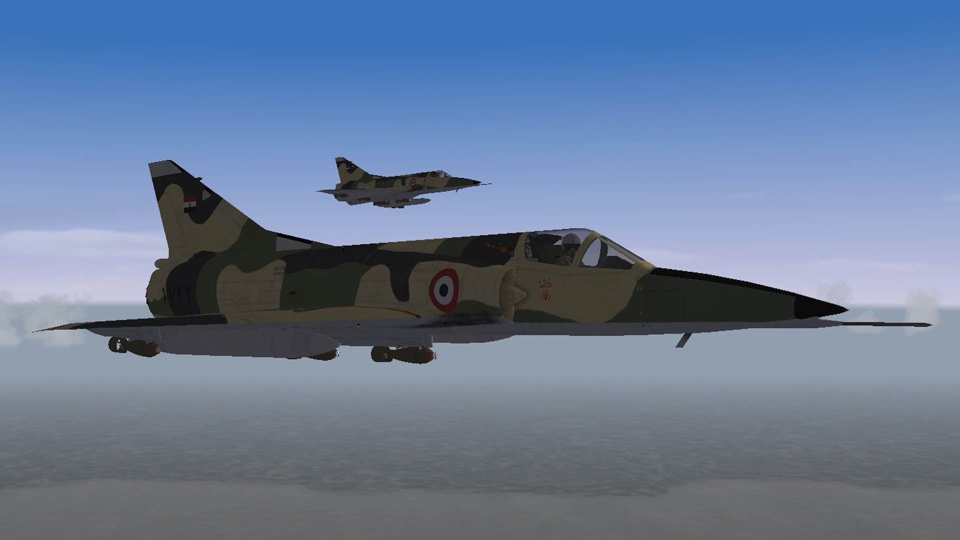 EAF No.69 Sqn Mirage 5D Ramadan War