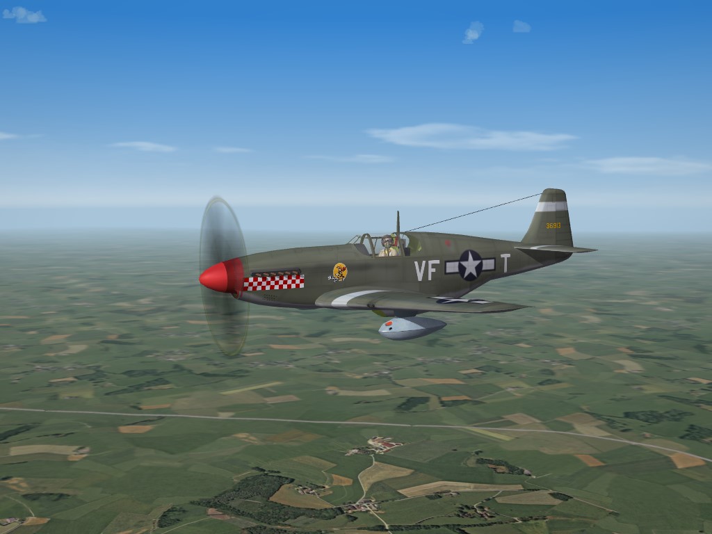 SF2 WW2 ETO, P-51B Mustang, 336th FS Skin Pak