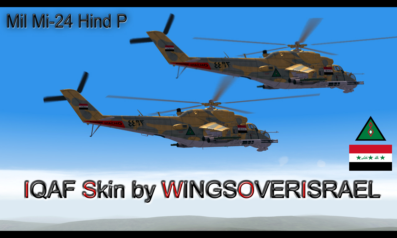 Mi-24 Hind IQAF Skin