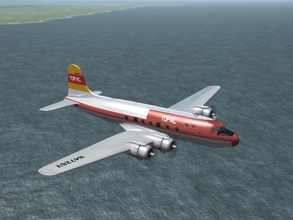 SF2 DC-4 (C-54) TOPAC Airlines Skin Pack