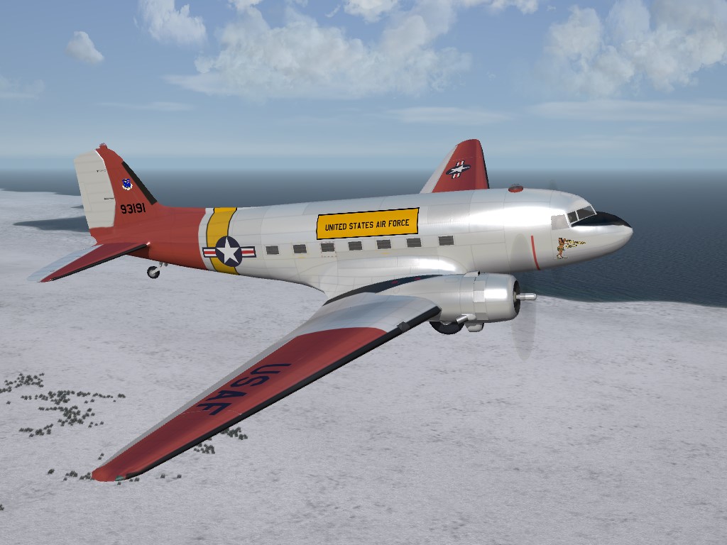 SF2 USAF 1950s & Later C-47 Skytrain Skin Pack