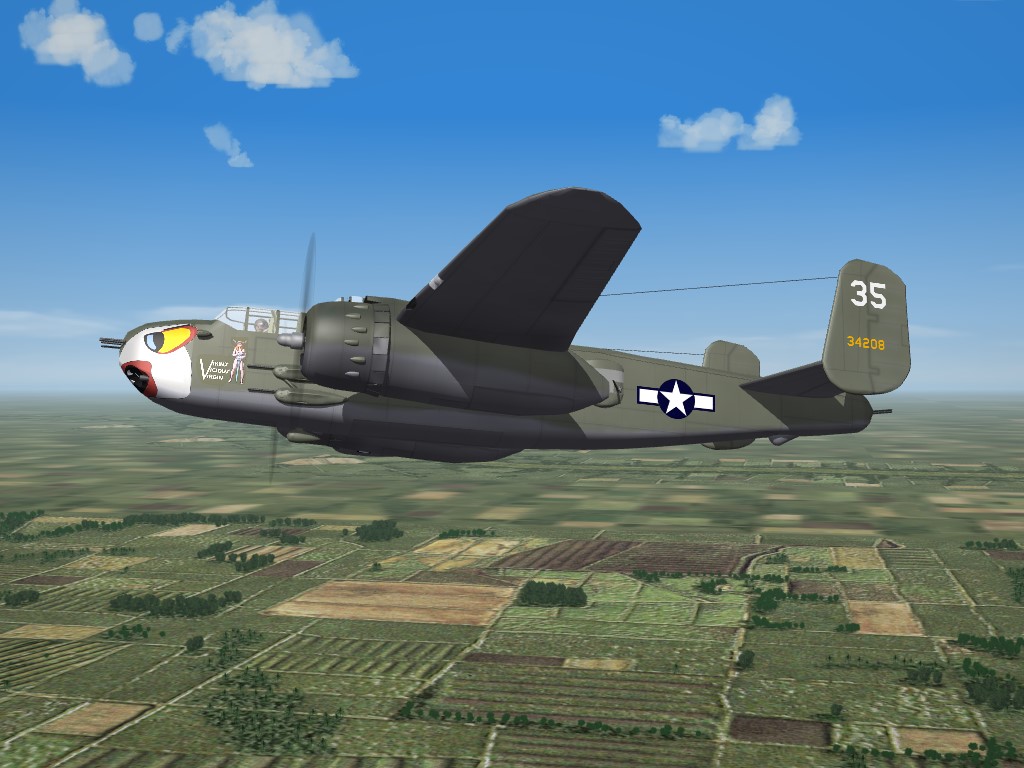SF2 WW2 B-25H Mitchell, 82nd BS Skin Pak