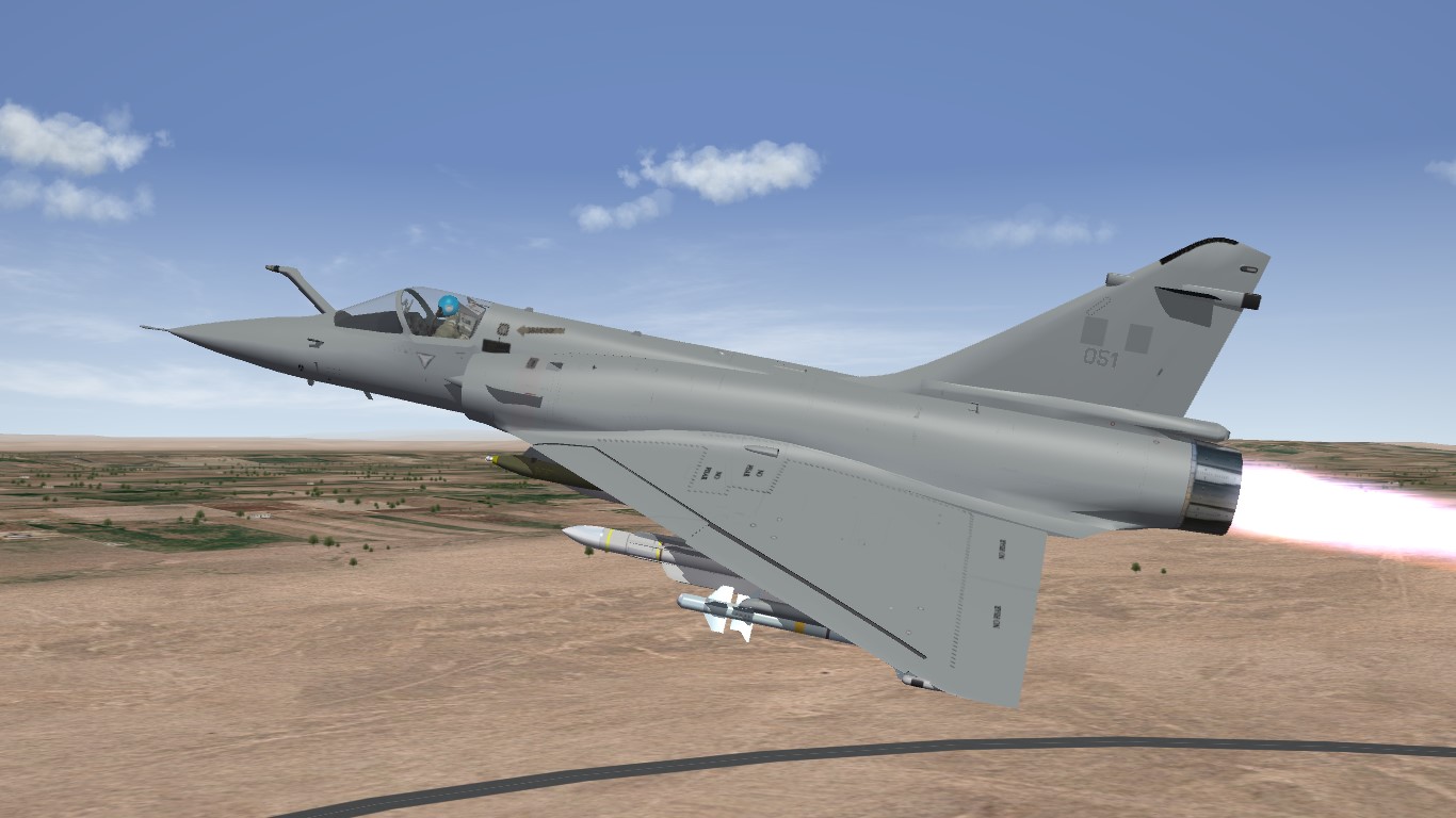 Mirage 2000C FAP Grey skin