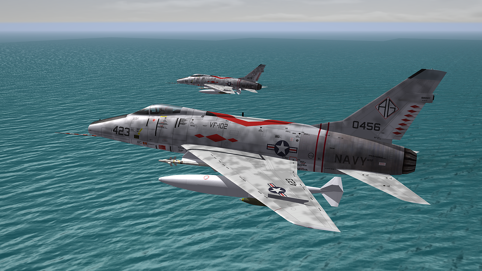 [Fictional] North American F-100N Sea Sabre for SF 2