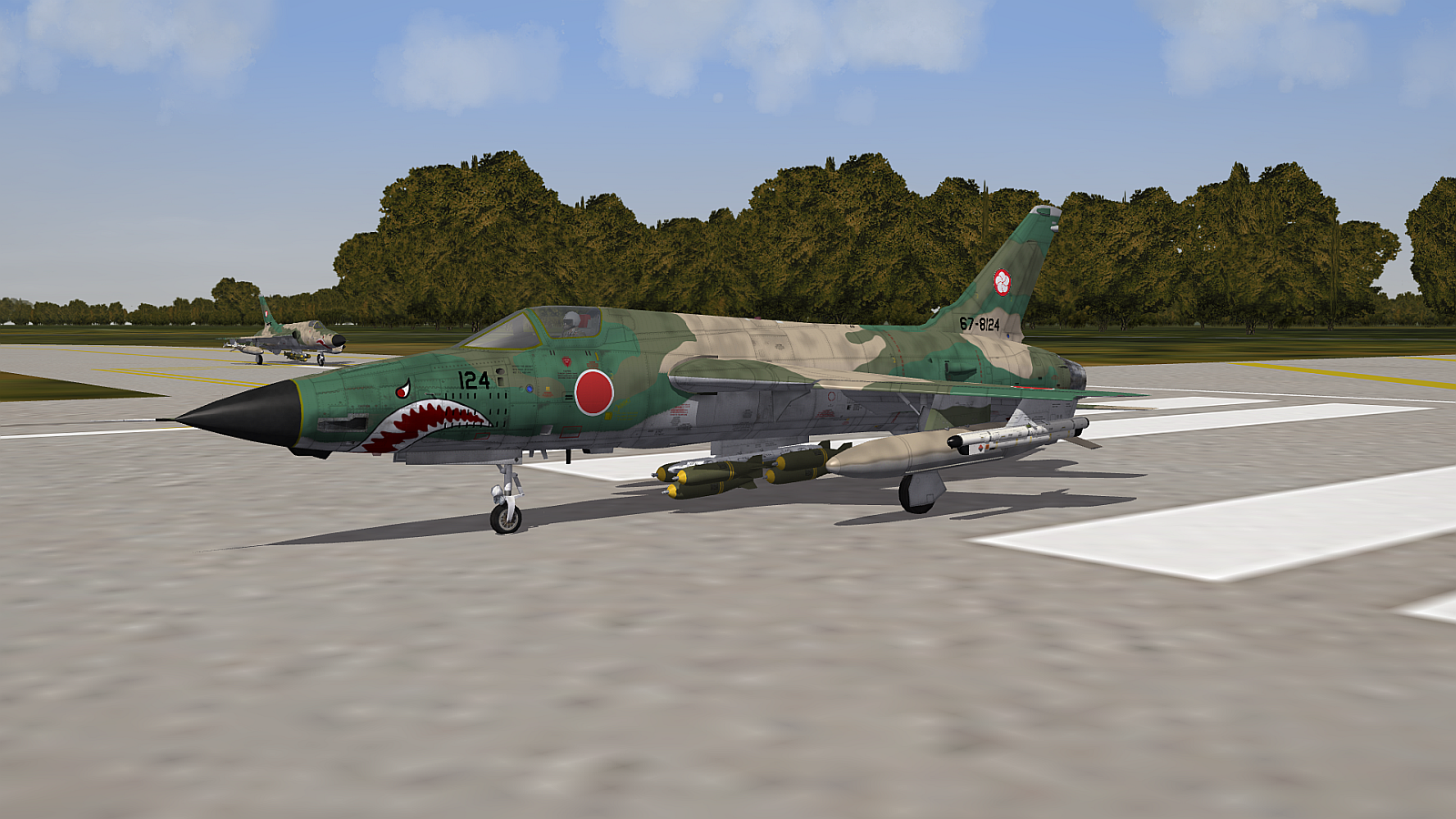 [Fictional] Republic/Mitsubishi F-105DJ Thunderchief for SF 2