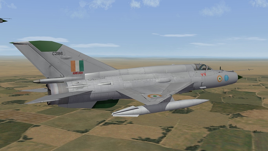 No.21 Sqdn "Ankush" IAF MiG-21bis Type 75 skin