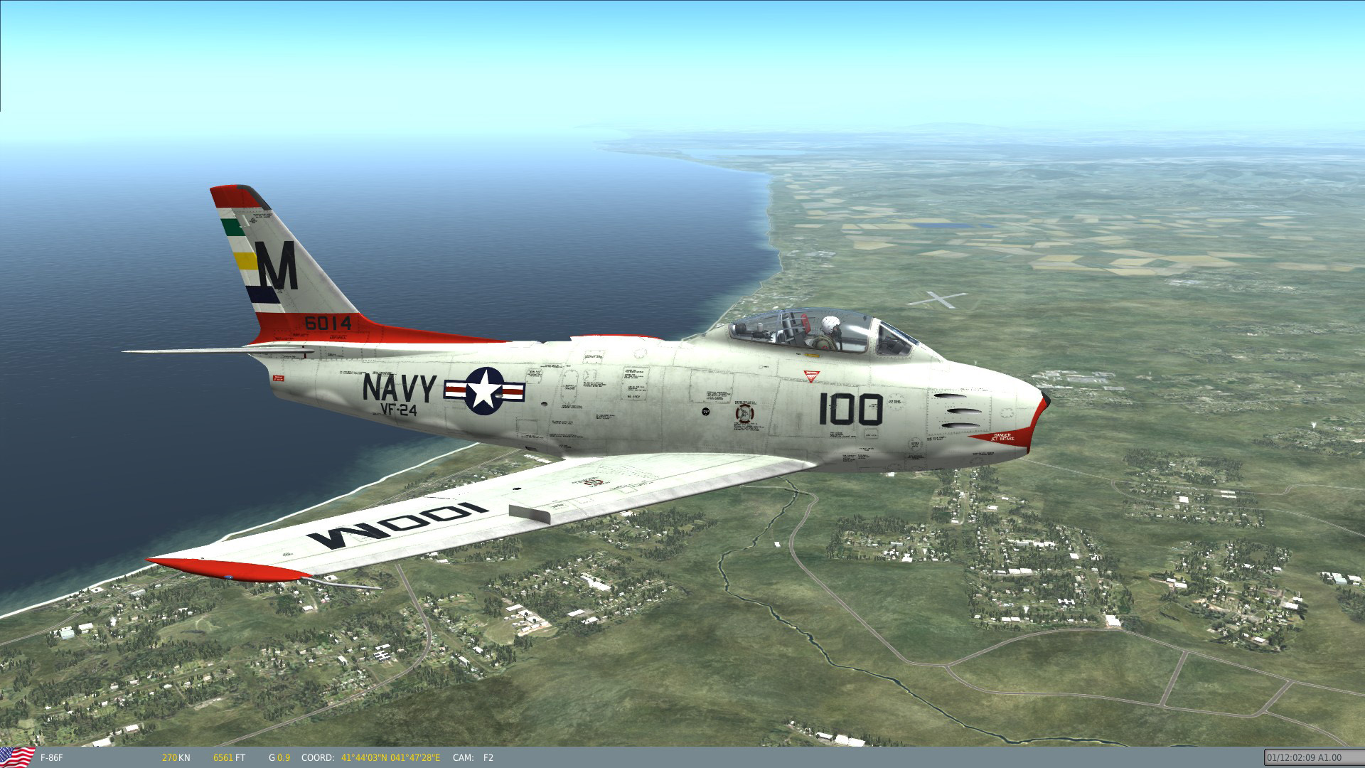FJ-3 VF-24 Corsairs Skin for DCS F-86F