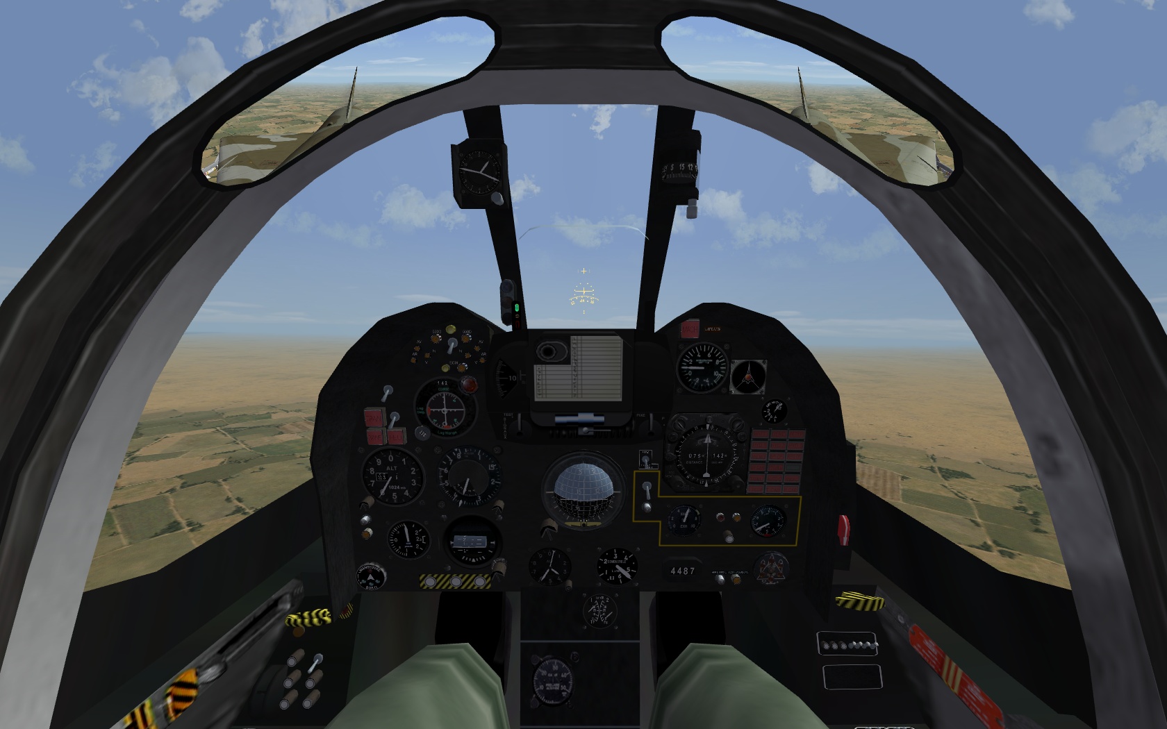 TMF Mirage 5F cockpit