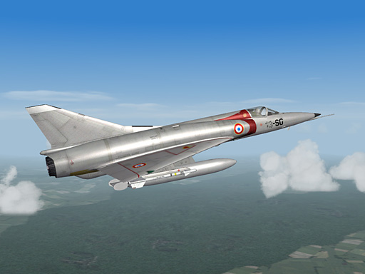 French Silver Scheme for Mirage 5D (TW model)