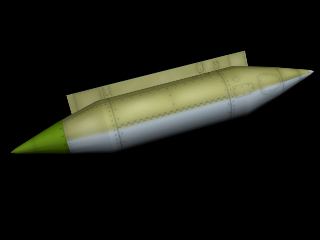 Delta-NG missile control pod + skin template