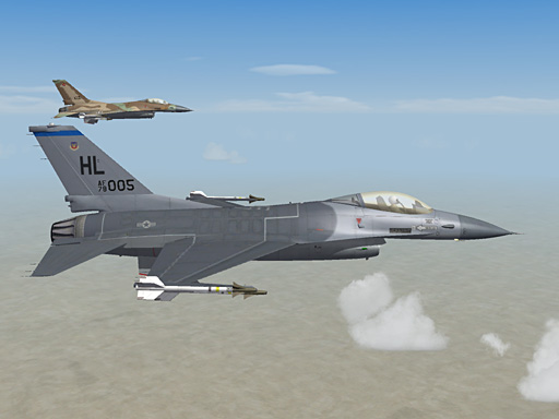 Generic Hill Scheme F-16A (Netz) Skin for TW model