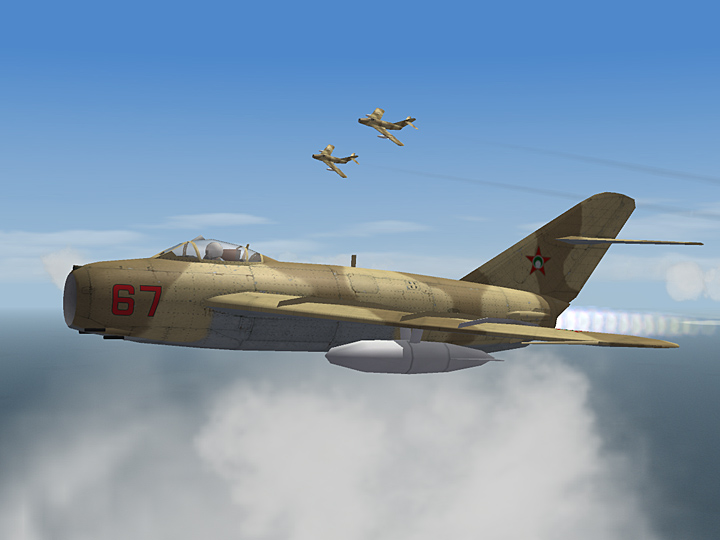 Mercenary Sand Skin for MiG-17F Fresco (fictional)