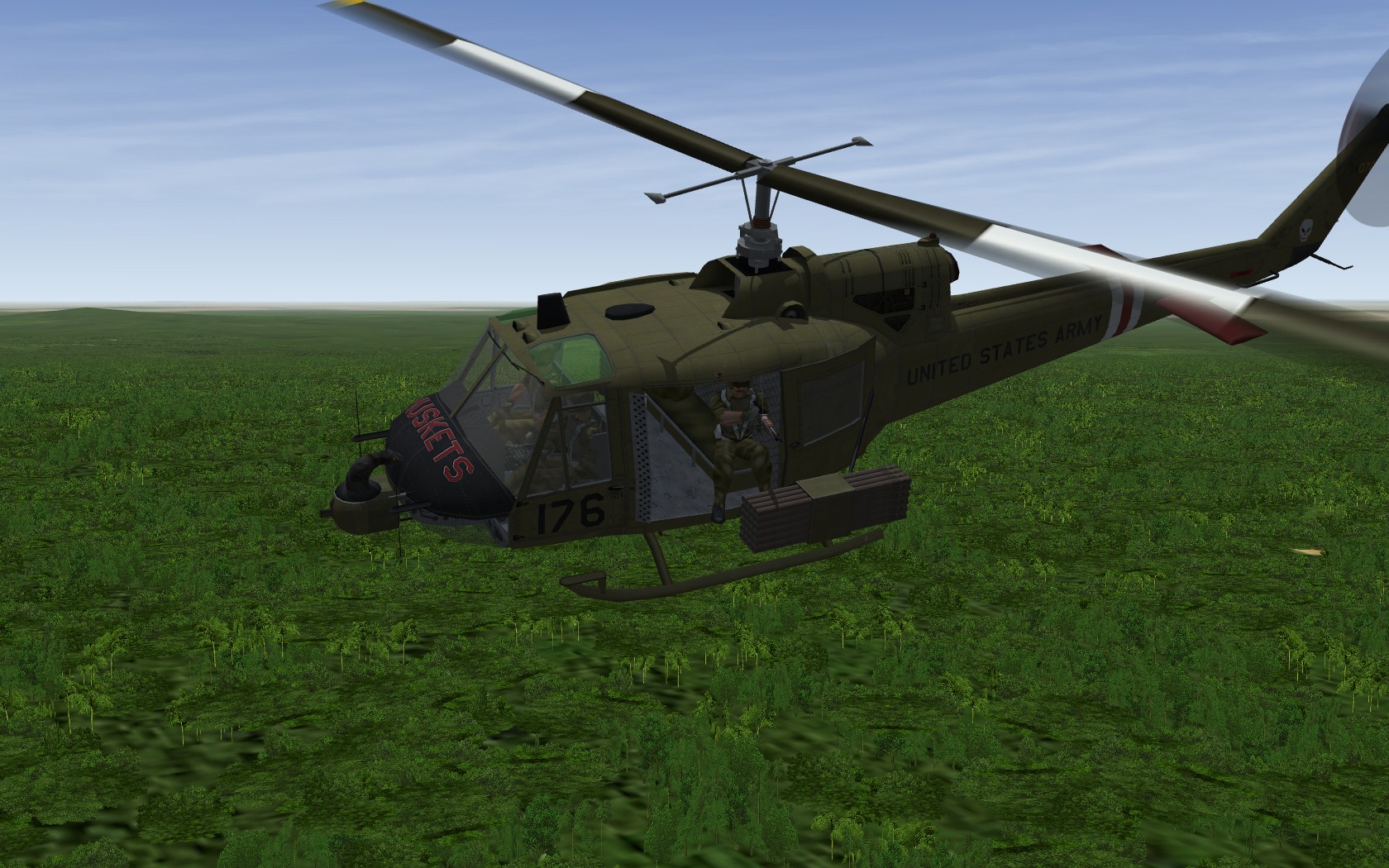 UH-1B, D & E of YAP for SF2V
