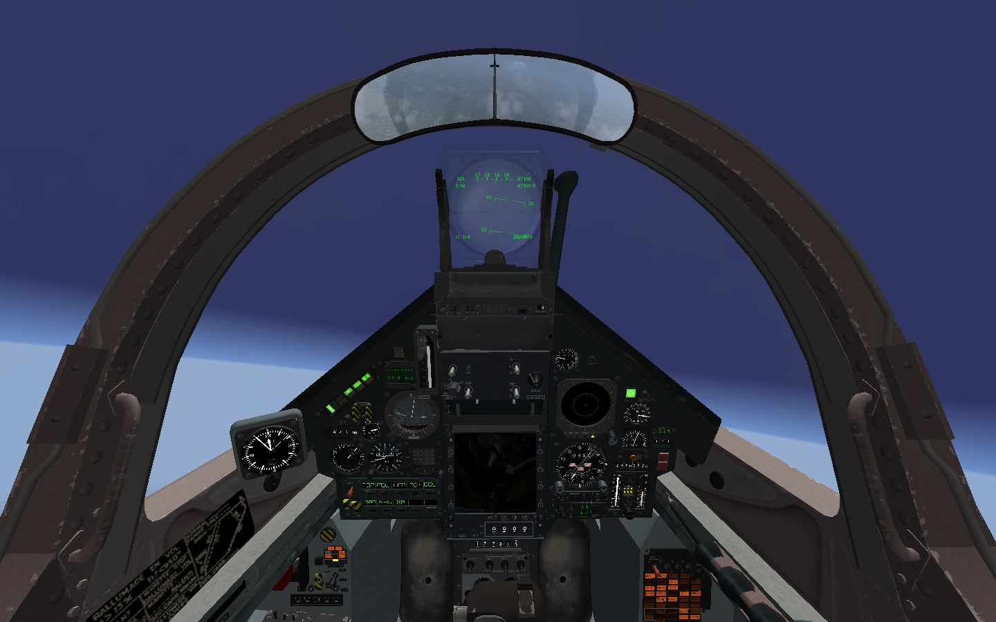 Mirage2000C cockpit for TMF M2KC