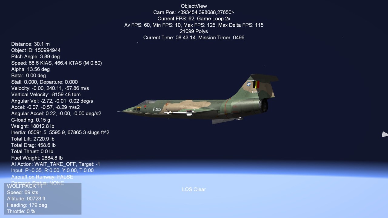 Thirdwire F-104G Flight Model