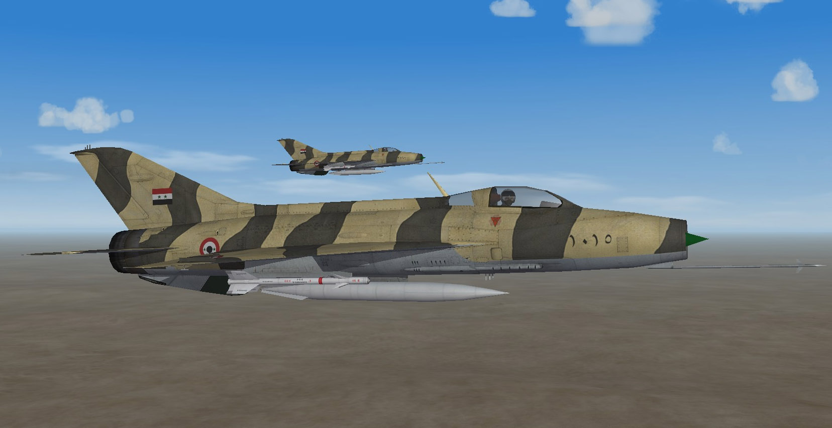 EAF No.26 Sqn MiG-21F-13 Ramadan War