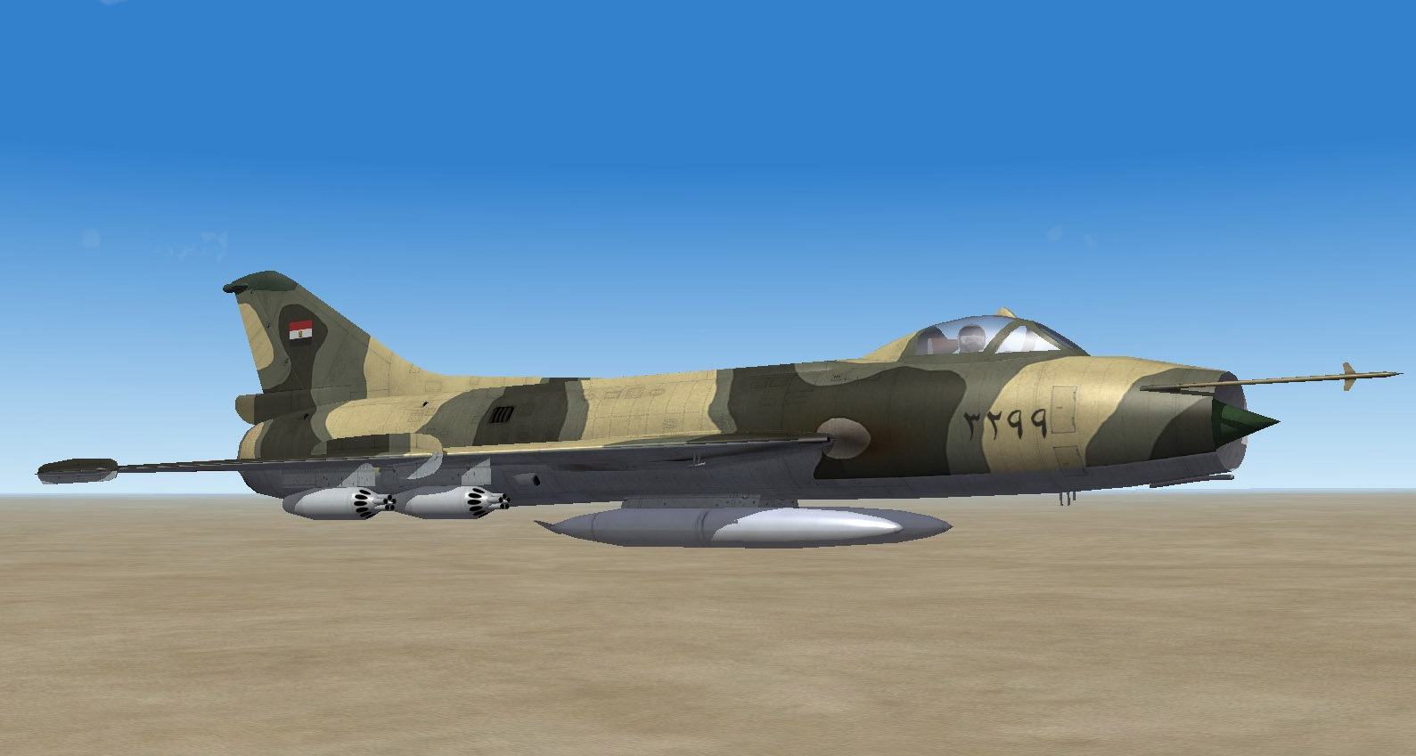 EAF No.51 Sqn Sukhoi Su-7BMK Ramadan War