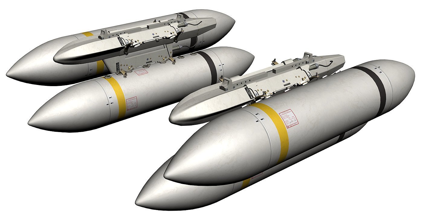 twin rocket-pods assembly , left and right