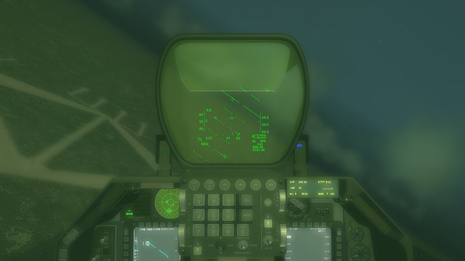 F-16  Cockpits with NVG