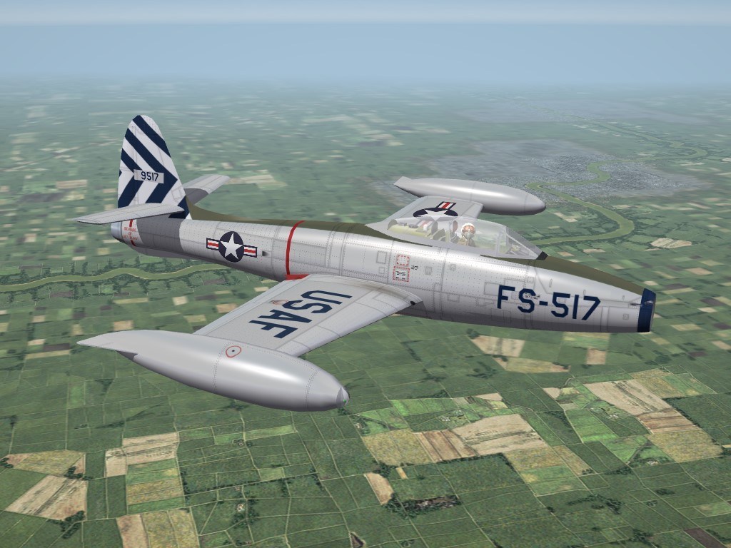 SF2 F-84B Thunderjet, 49th FIS, 14th FG Pack