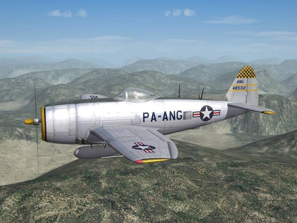 SF2 P-47N Thunderbolt Post WW2 USAAF/USAF & Air National Guard Skins Pack