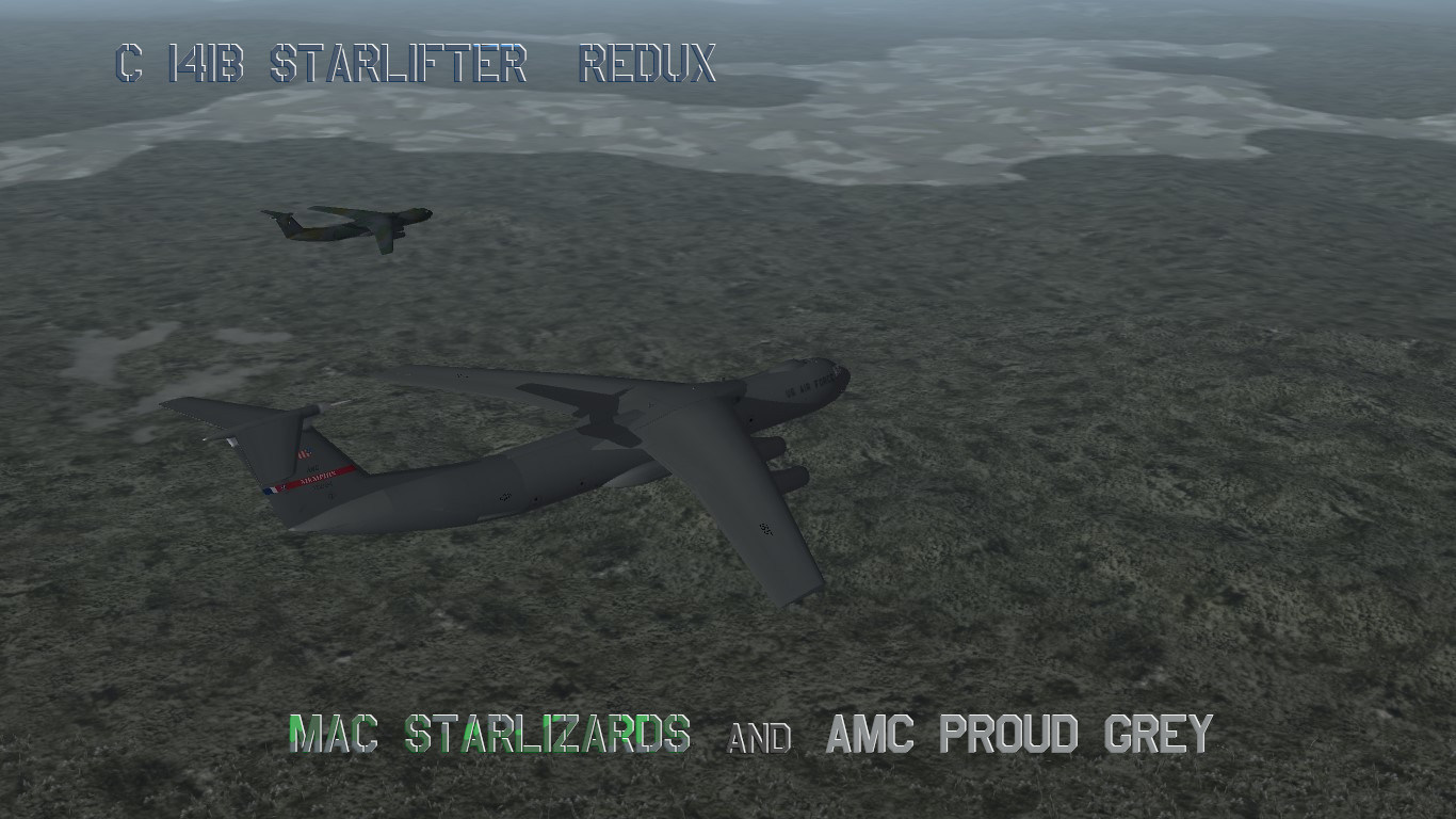 C-141B Starlifter Redux: MAC Starlizards and AMC Proud Grey