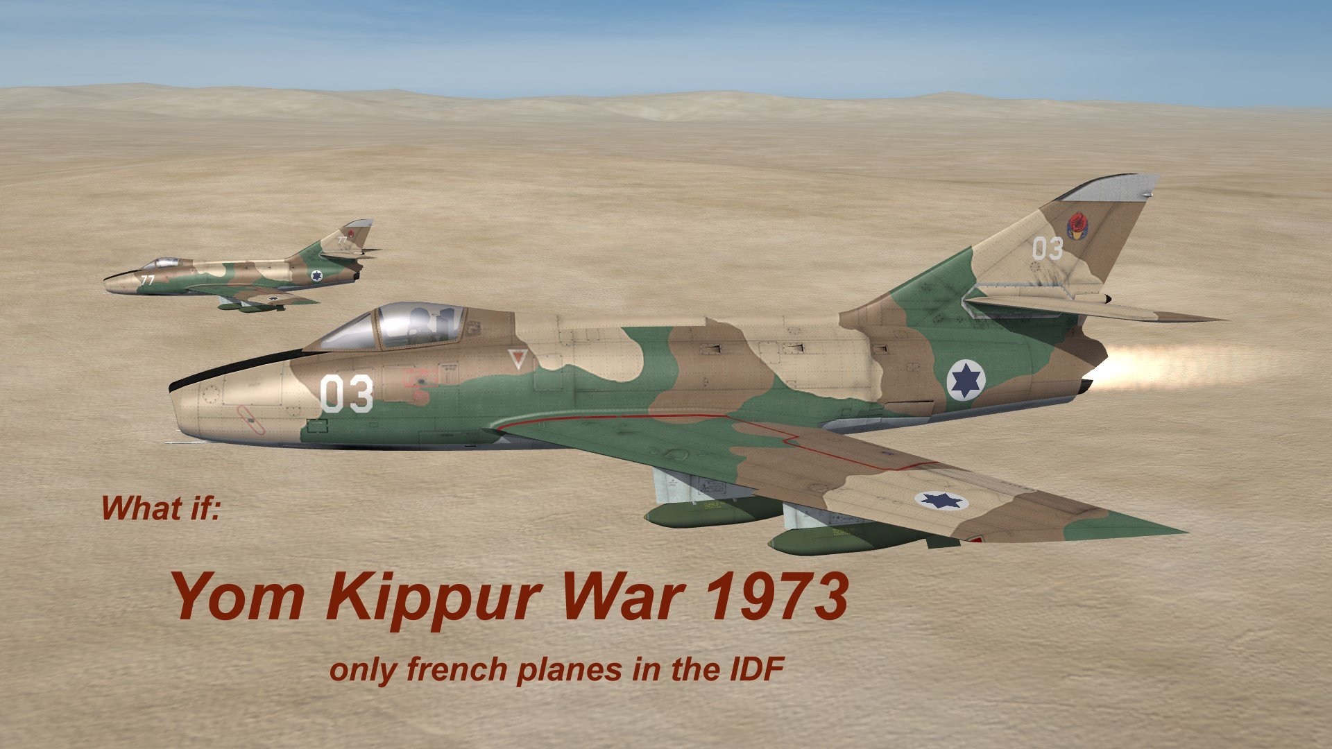 Yom Kippur War only french planes in IDF