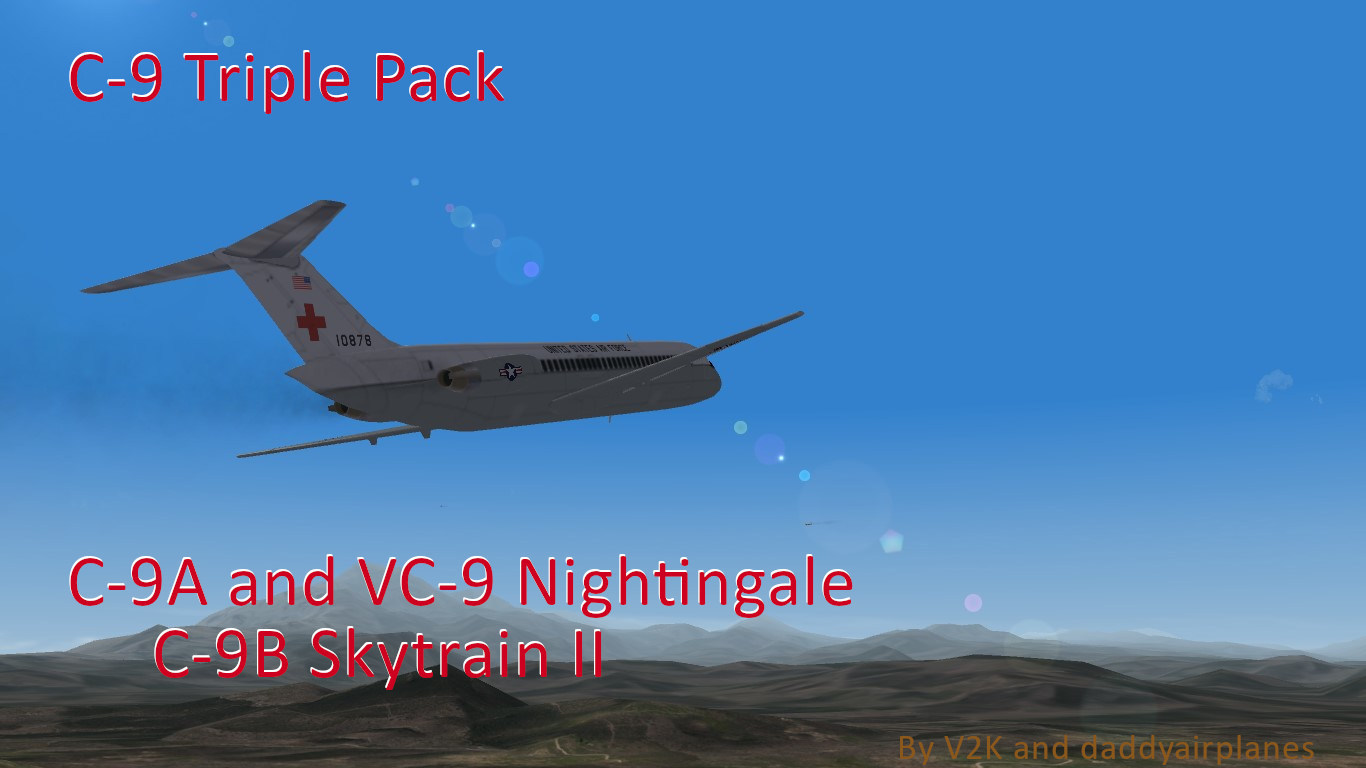McDonnell Douglas C-9 Triple Pack by V2K (and DA)