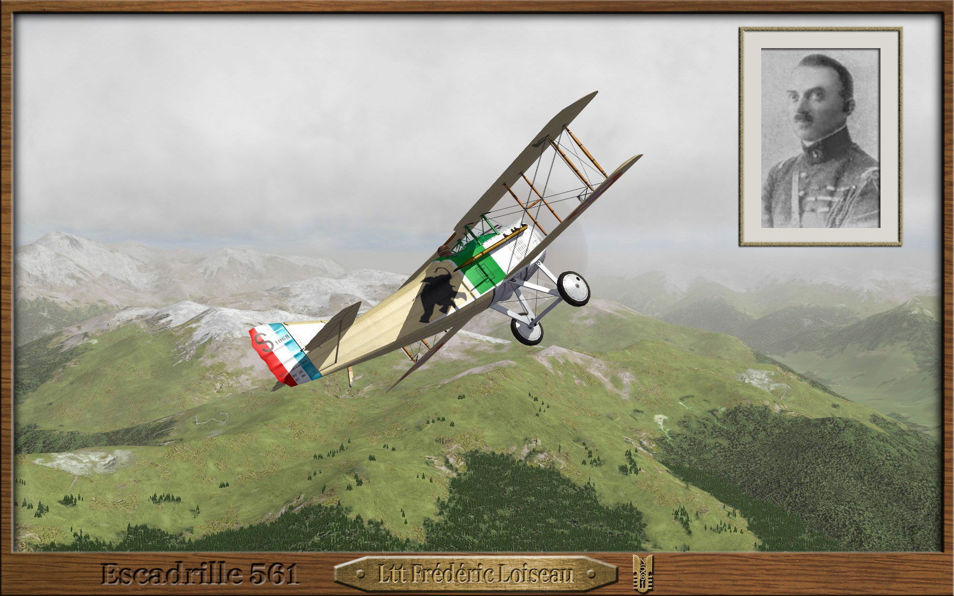 SPAD VII Skin pack of Escadrille 561 for First Eagles 2, Gold & 1