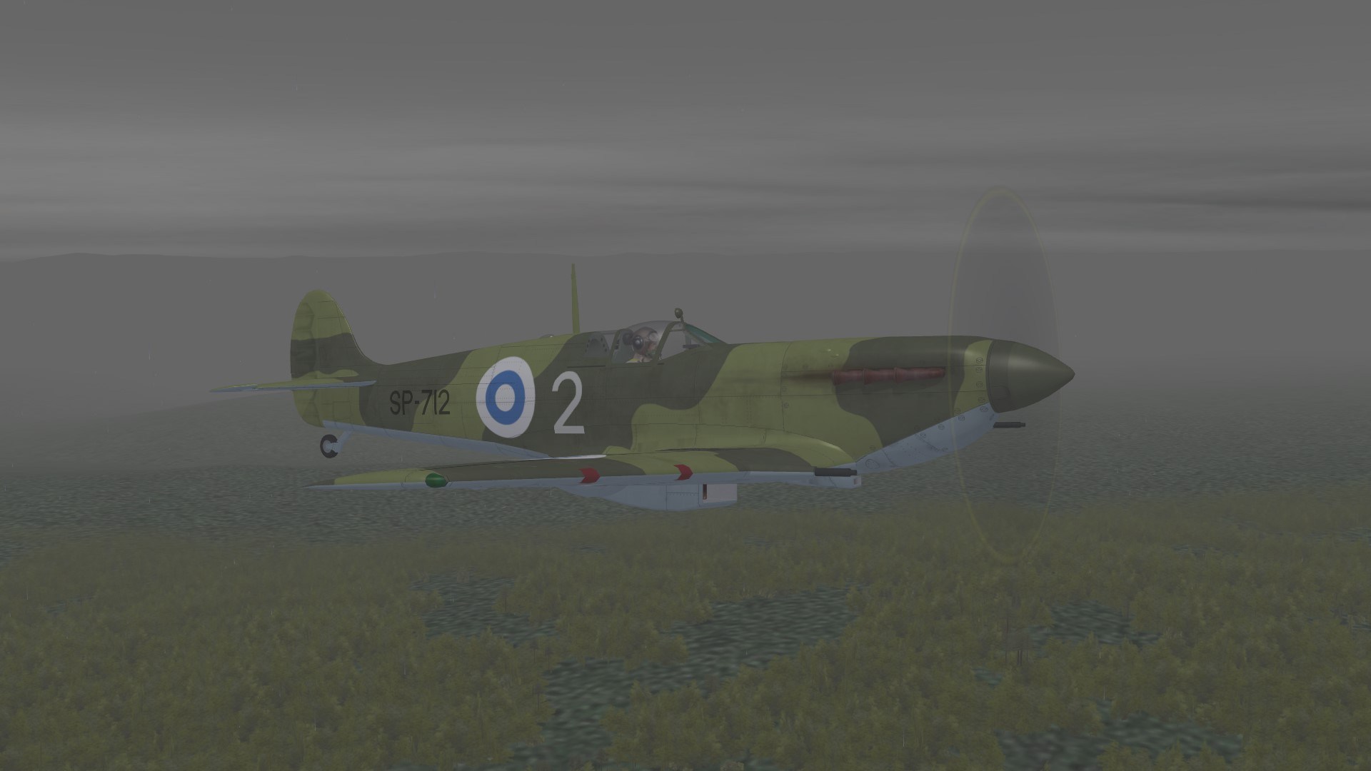 Finnish post-WW2 Spitfire LF Mk5b (2021)