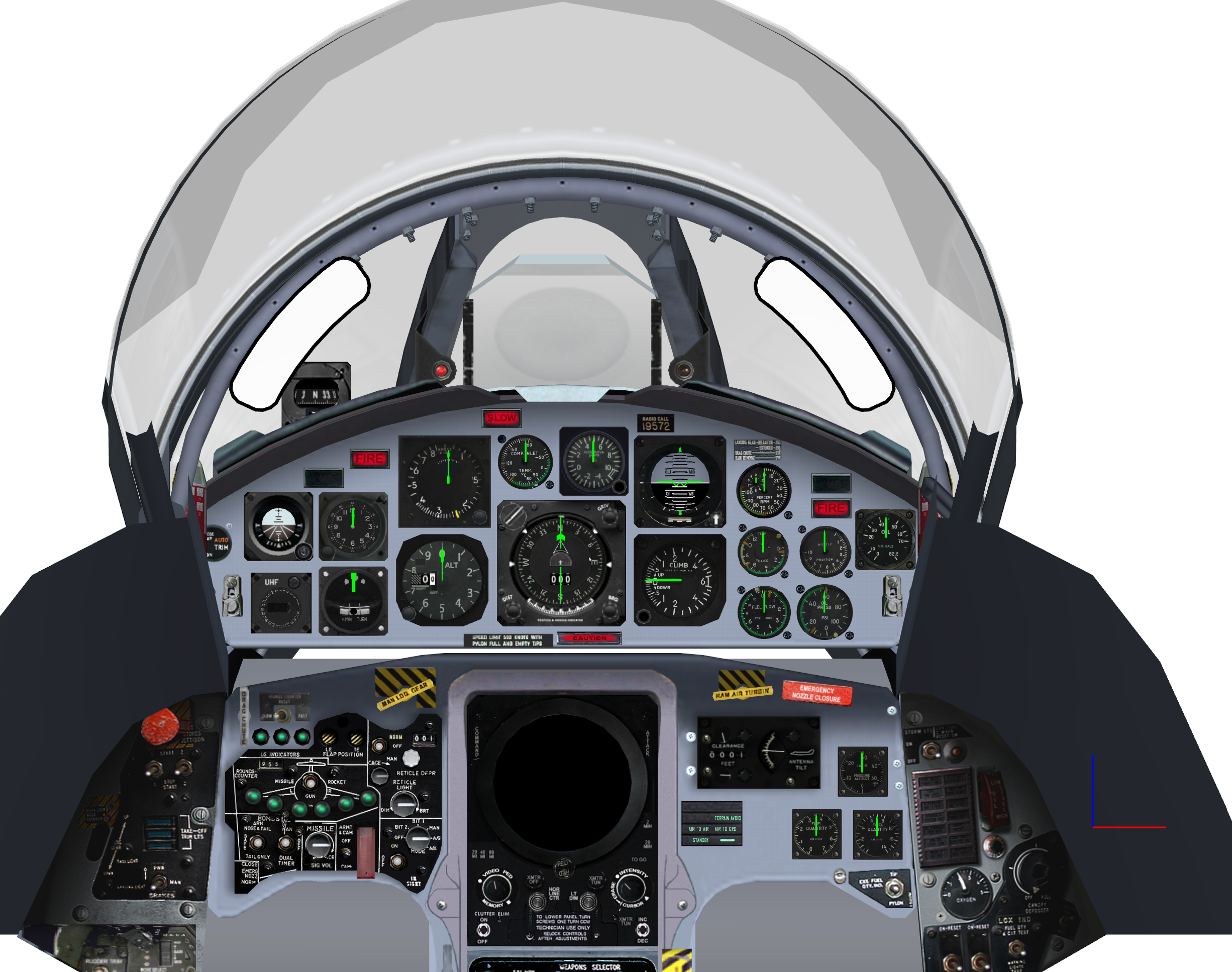 F-104 Cockpit Texture Improvement