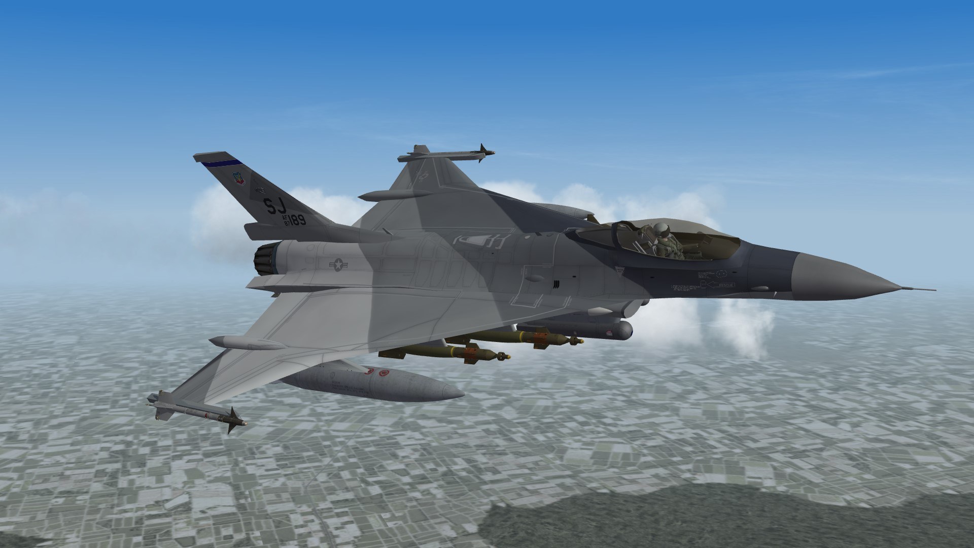 F-16XL for SF2 – F-16E Blk 62 Fighting Falcon