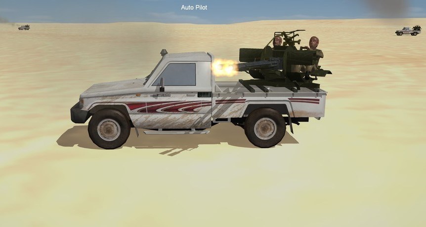 Toyota tactical with ZU23-2