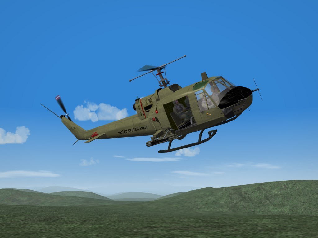 SF2 UH-1B Huey Slick & Hog Remod Pack