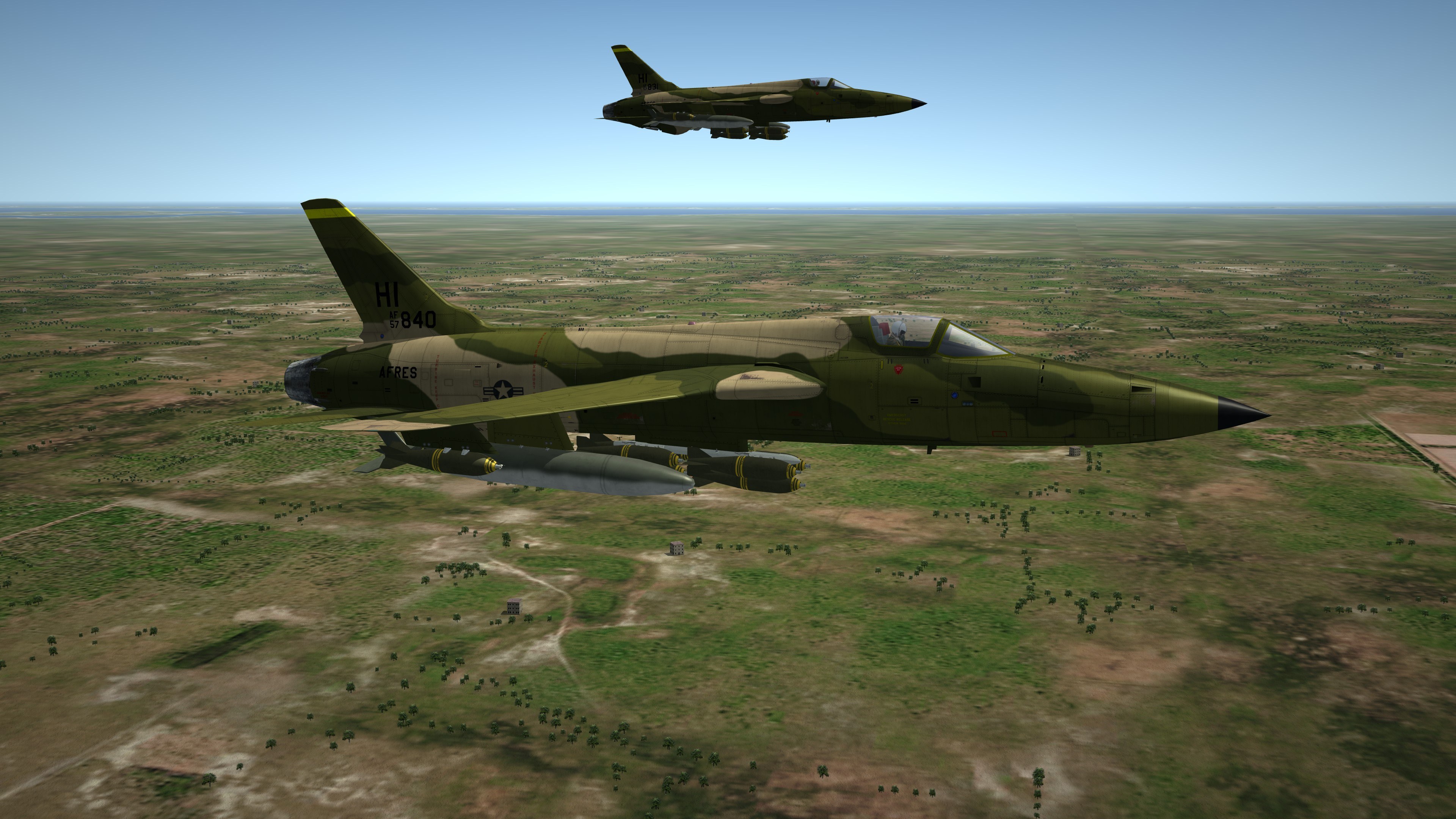 F-105B Thunderchief (stand in) rebuilt