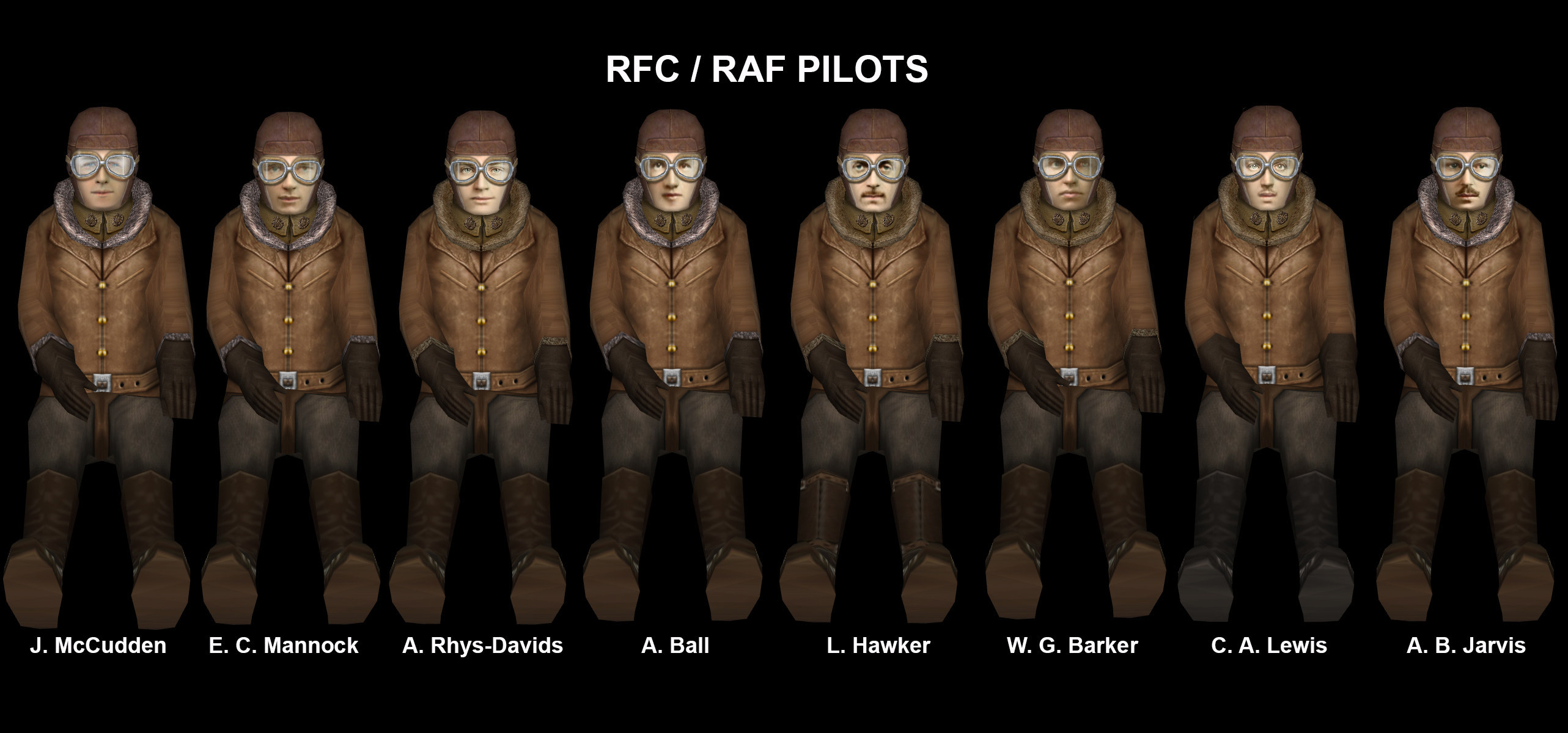 Geezer RFC-RAF pilots for FE2
